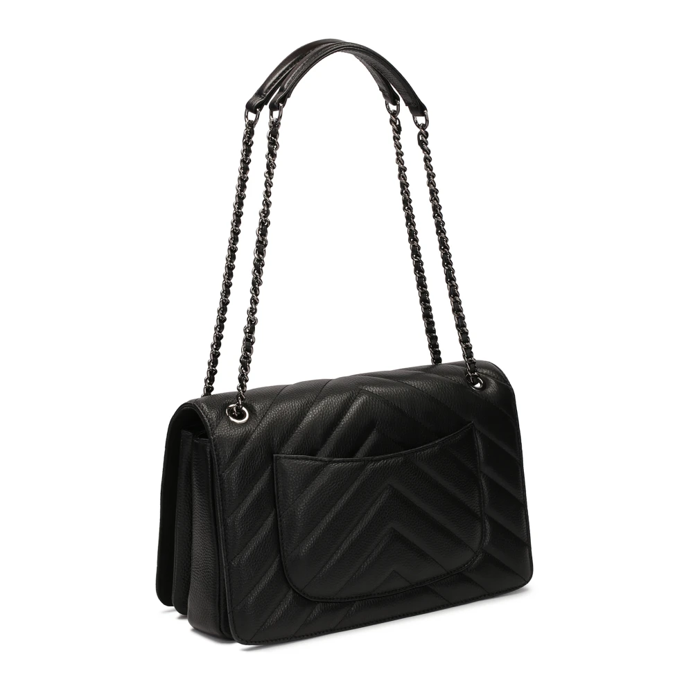 Kazar Zwarte versierde handtas opgehangen aan een ketting Black Dames