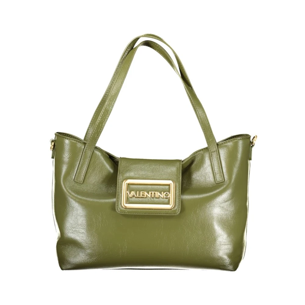 Mario Valentino Verde Polyurethane Women's Bag with Adjustable Strap - Image 2
