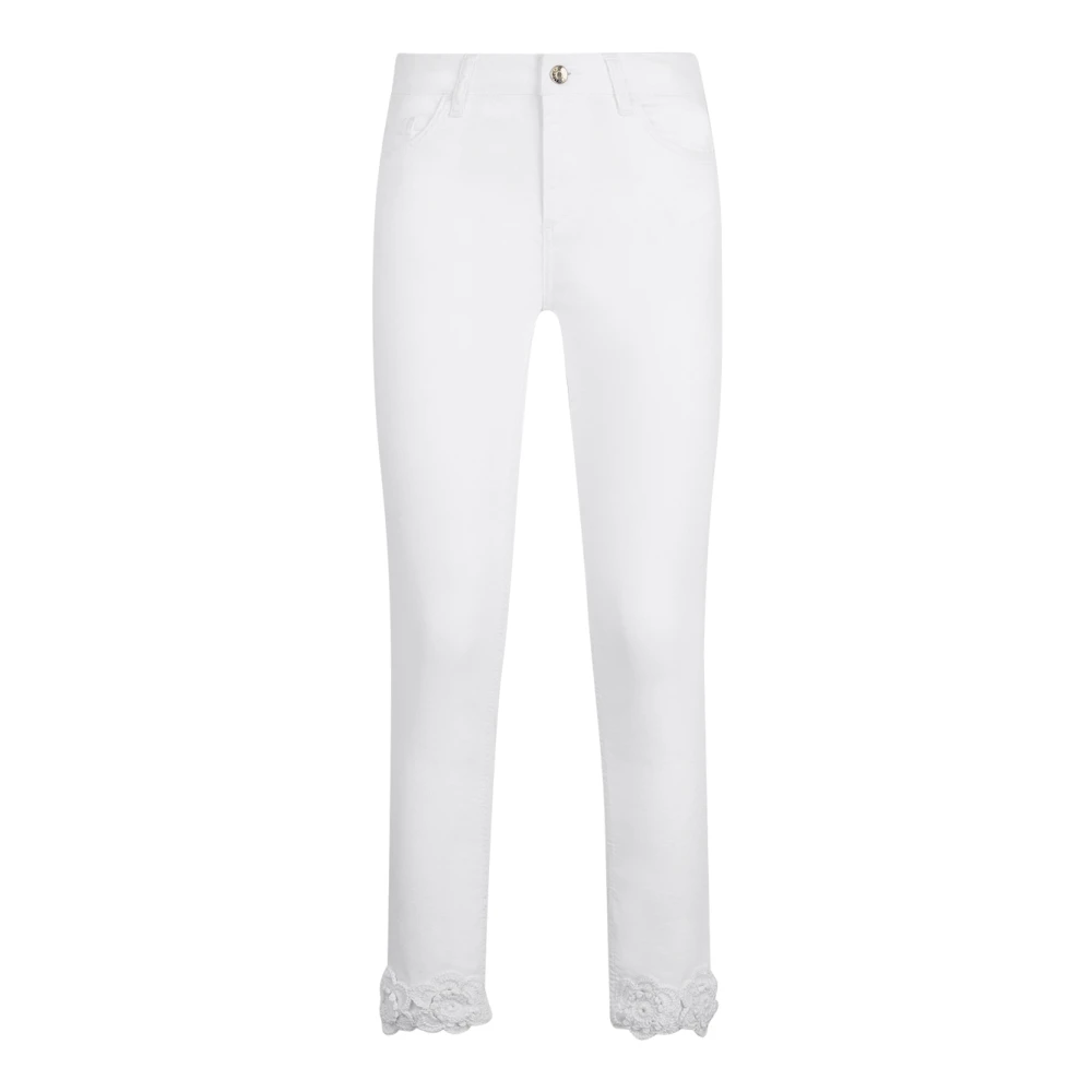 Liu Jo Donna Bianco Pantaloni, W25, New,
