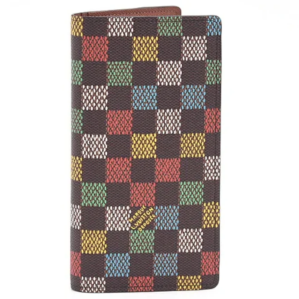 Louis Vuitton Vintage Pre-owned Canvas wallets Multicolor Heren