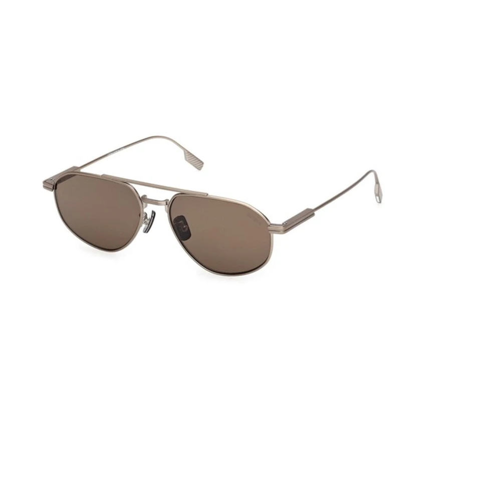 Zegna Sunglasses, Male, 56 Mm, Ez0289 Sunglasses Brown