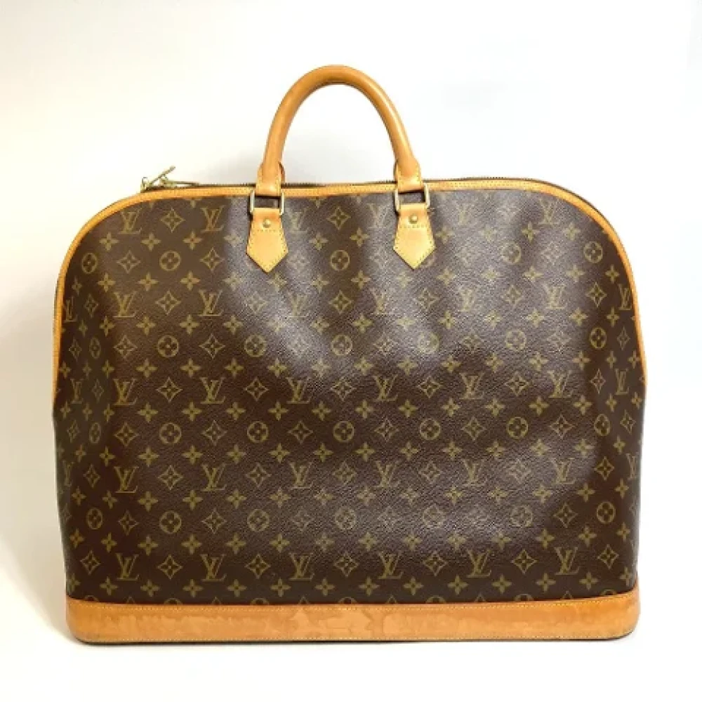 Louis Vuitton Vintage Pre-owned Cotton louis-vuitton-bags Brown Dames