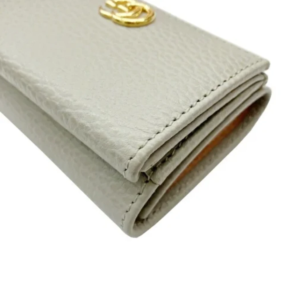 Gucci Vintage Pre-owned Leather wallets Gray Dames