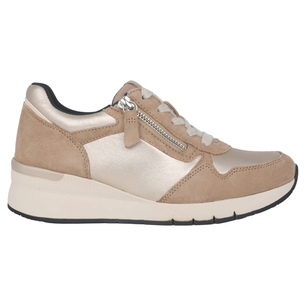 Gabor Dames Sneaker Zomercollectie Dames Schoenen Beige