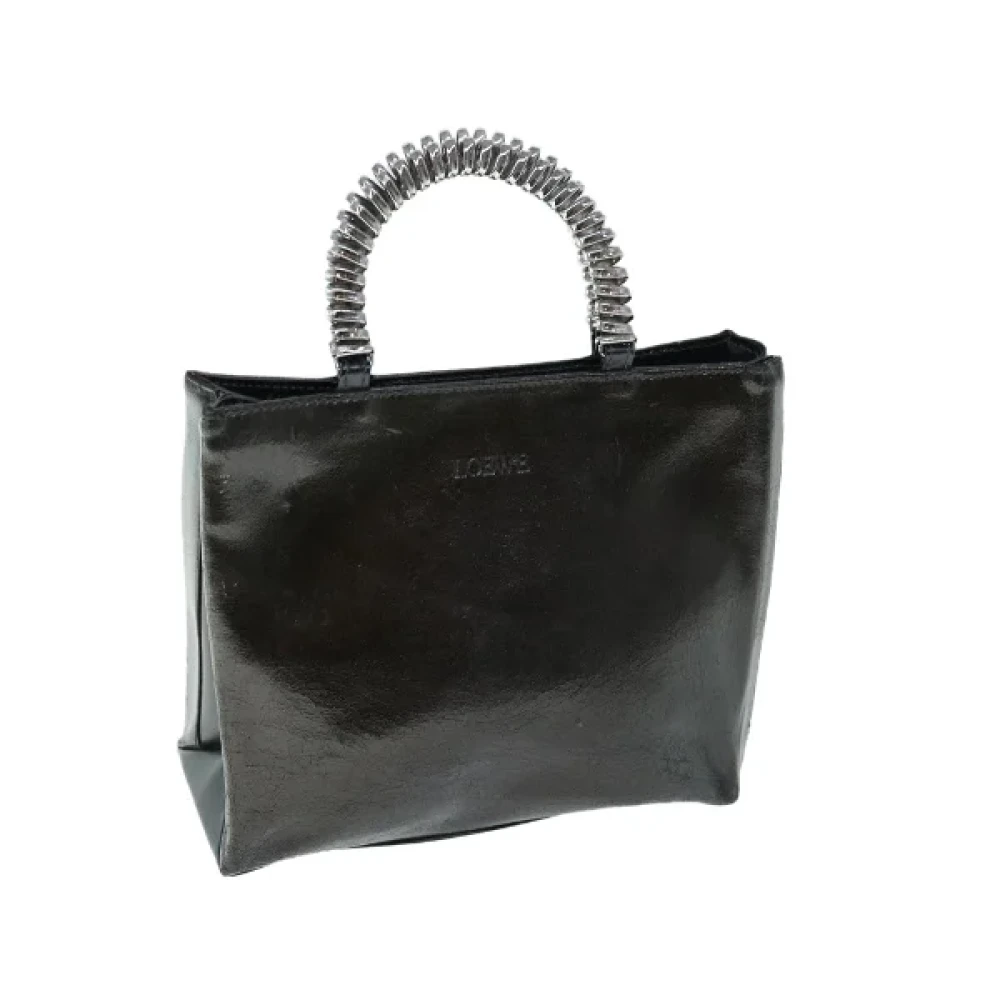 Loewe Pre-owned Leather handbags Black Dames