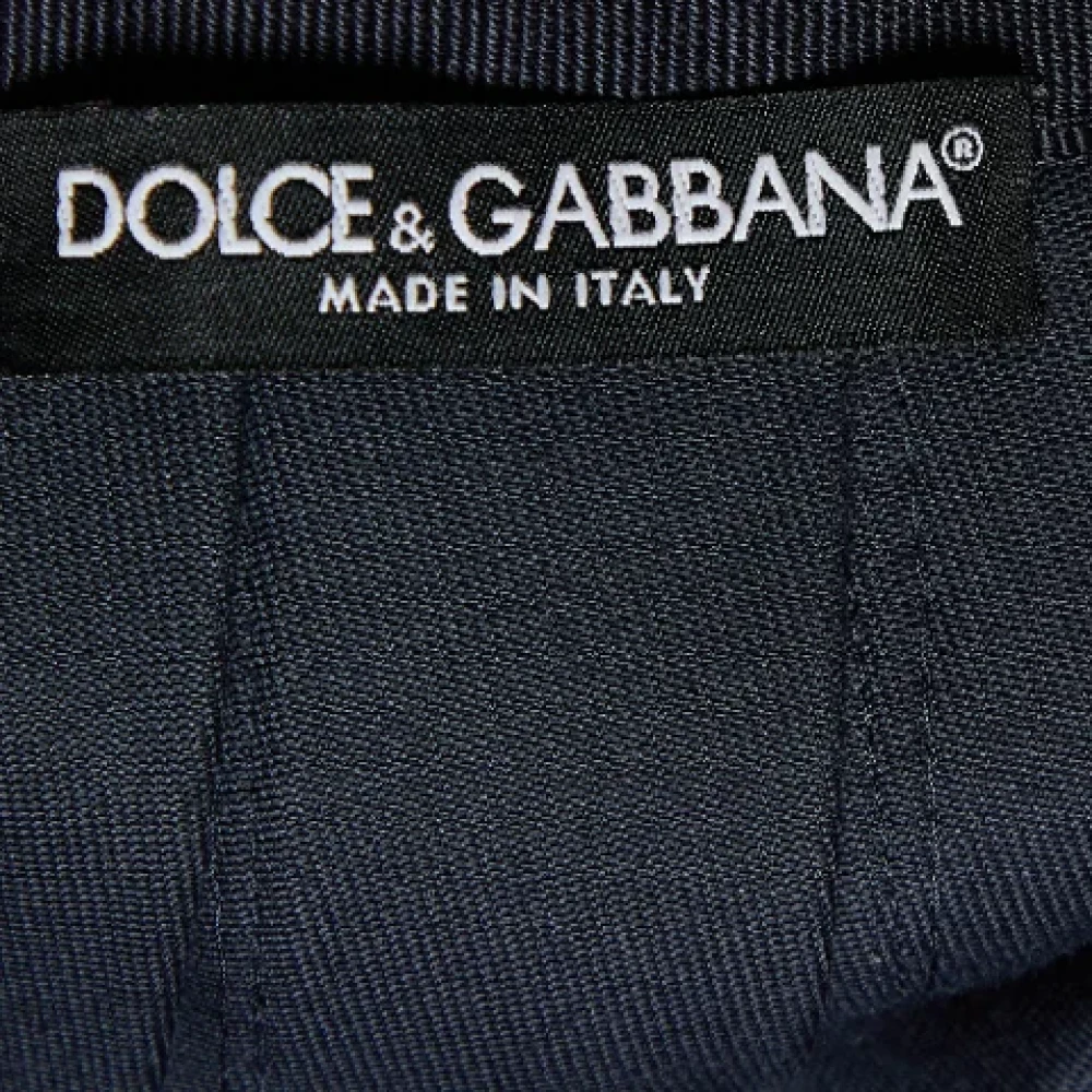 Dolce & Gabbana Pre-owned Cotton bottoms Blue Dames