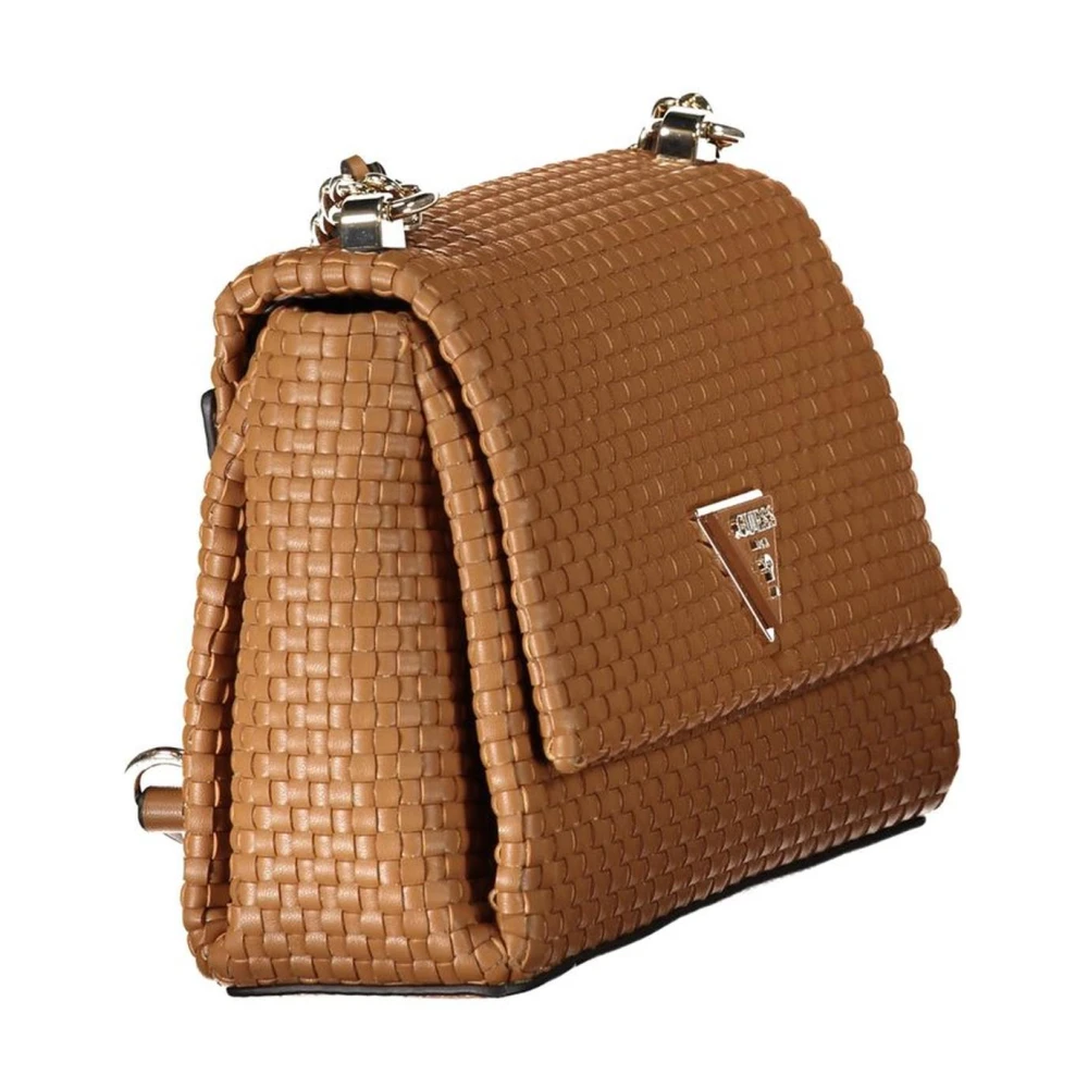 Guess Bruine polyethyleen handtas voor vrouwen Brown Dames