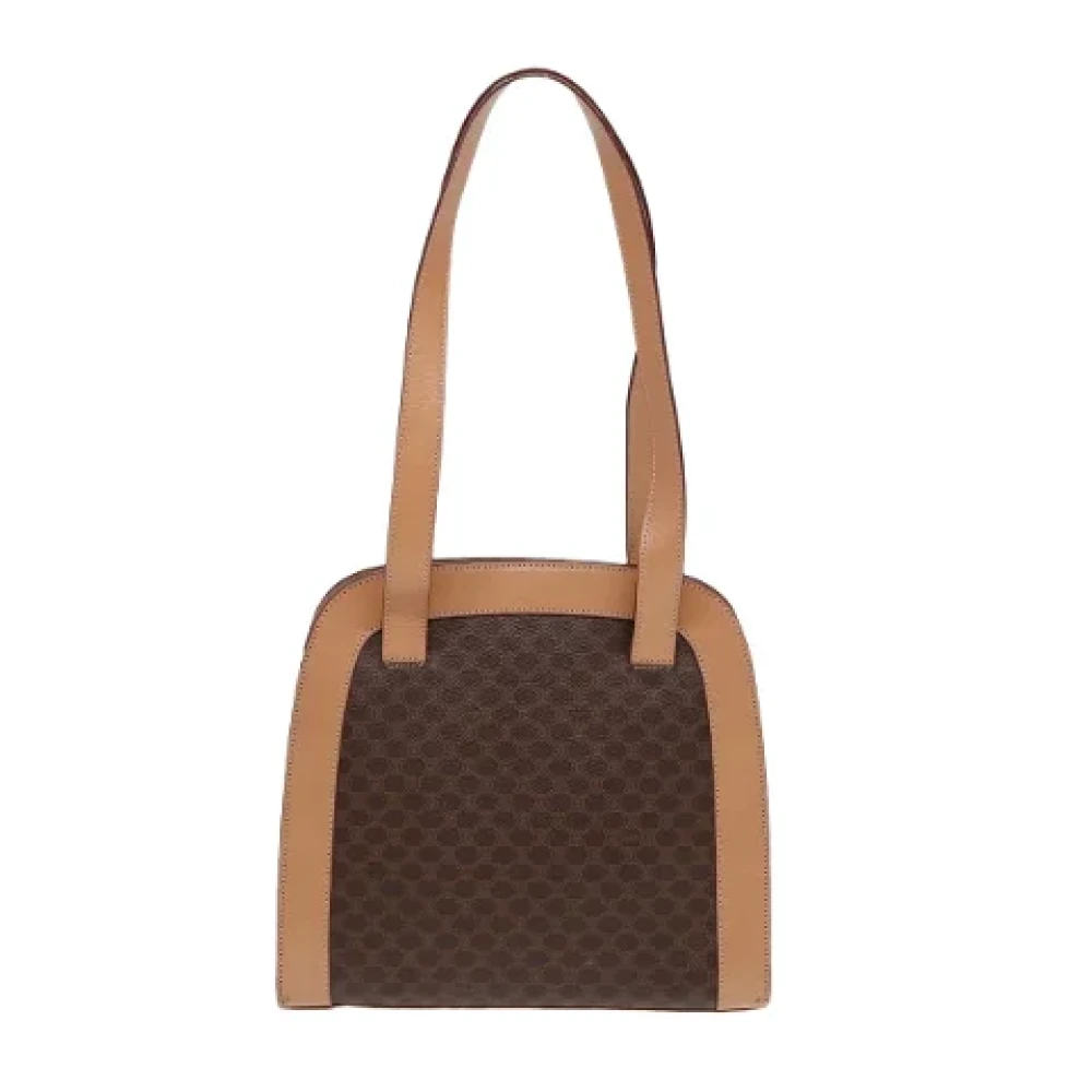 Celine Vintage Pre-owned Leather shoulder-bags Brown Dames