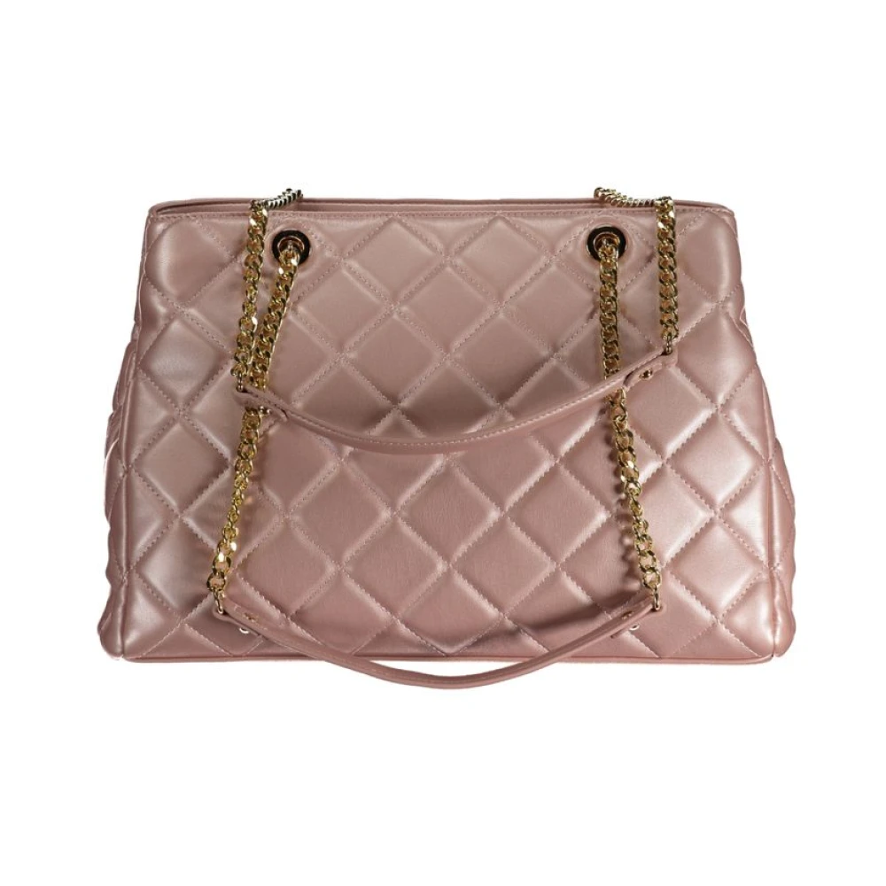 Valentino by Mario Valentino Schoudertas met Ketting en Contrastdetails Pink Dames