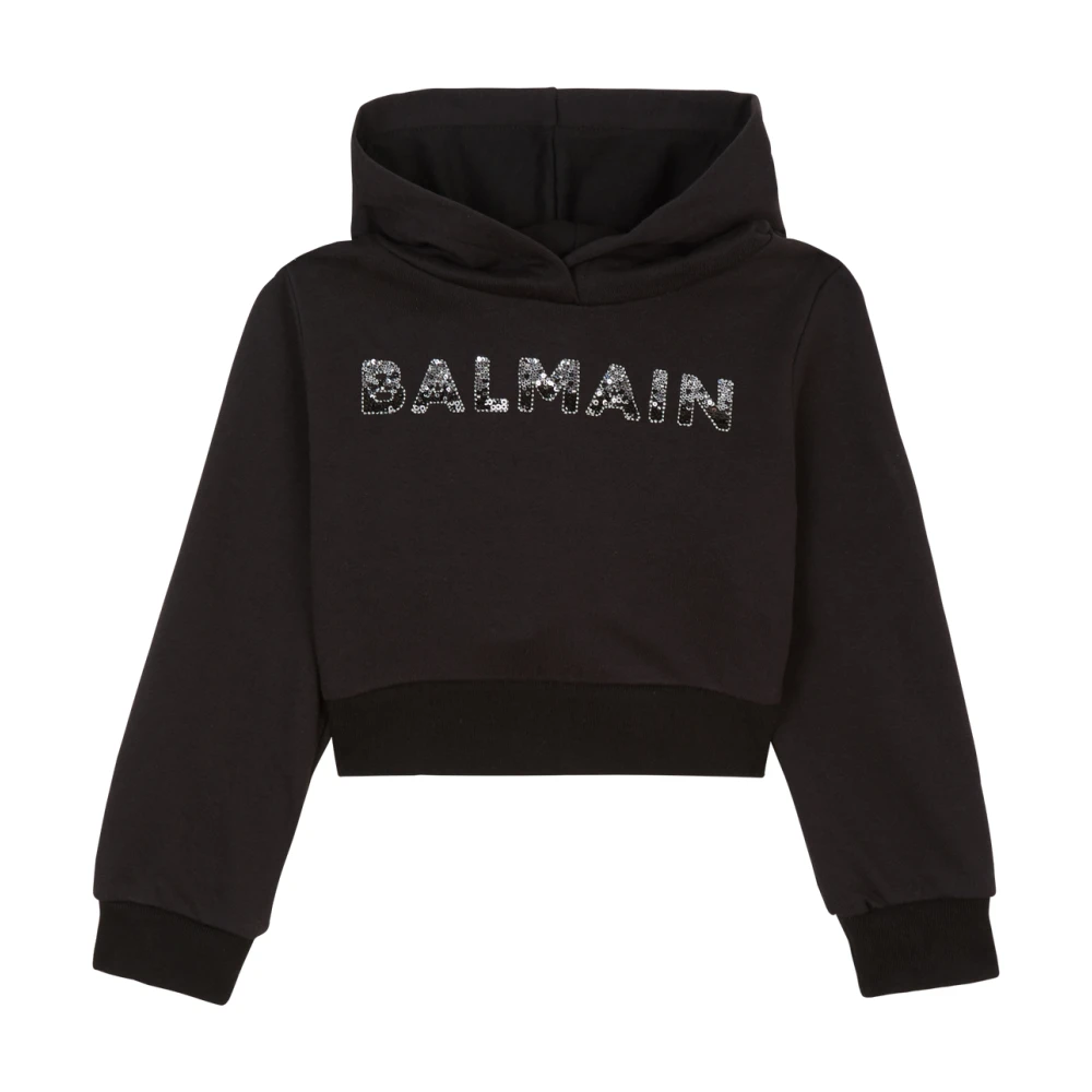 Balmain hoodie Black, Flicka