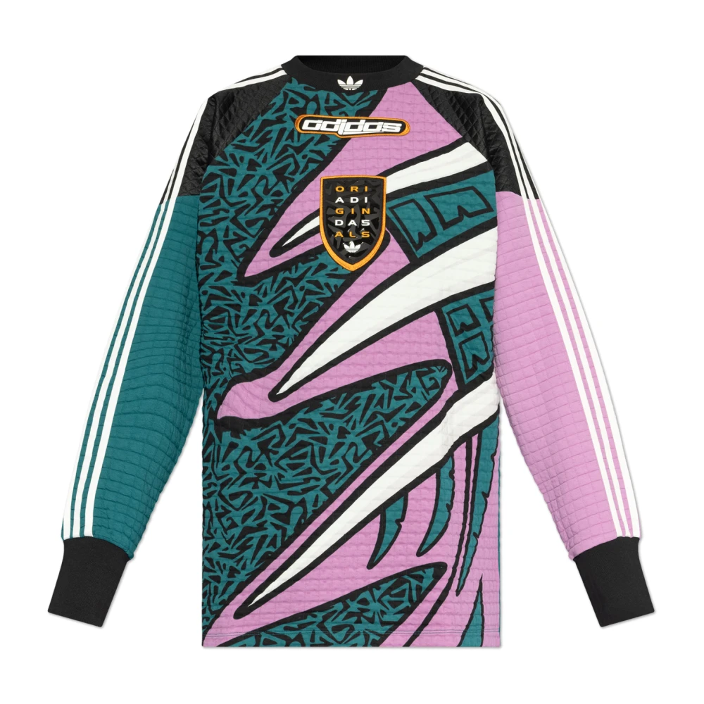 adidas Originals Sweatshirt met een patch Multicolor Dames