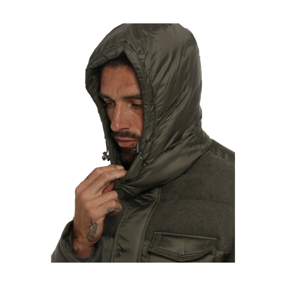 YES ZEE Kleding Jassen Green Heren