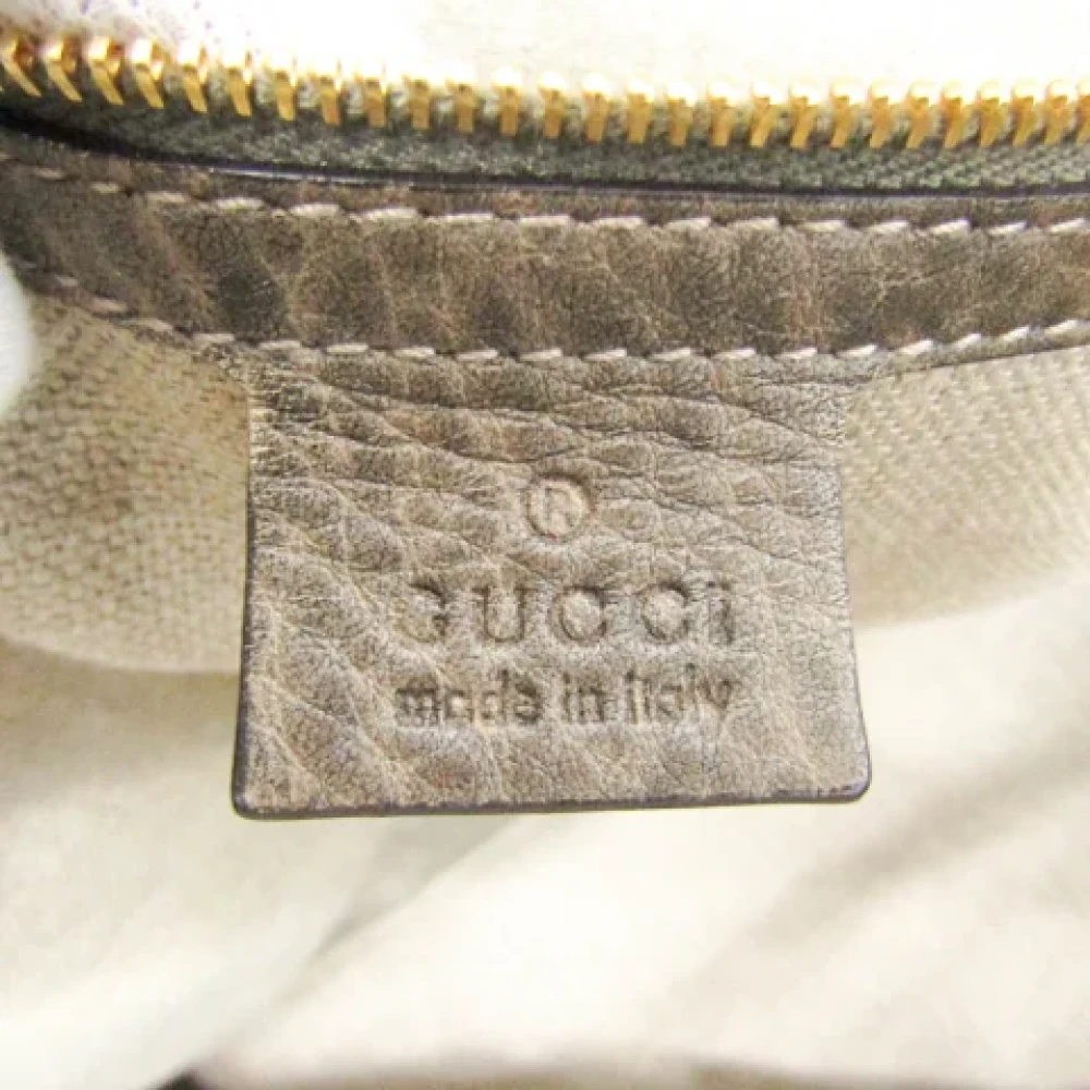 Gucci Vintage Pre-owned Leather gucci-bags Green Dames