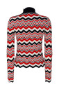 pull-en-tricot-chevron-en-rouge-blanc-noir
