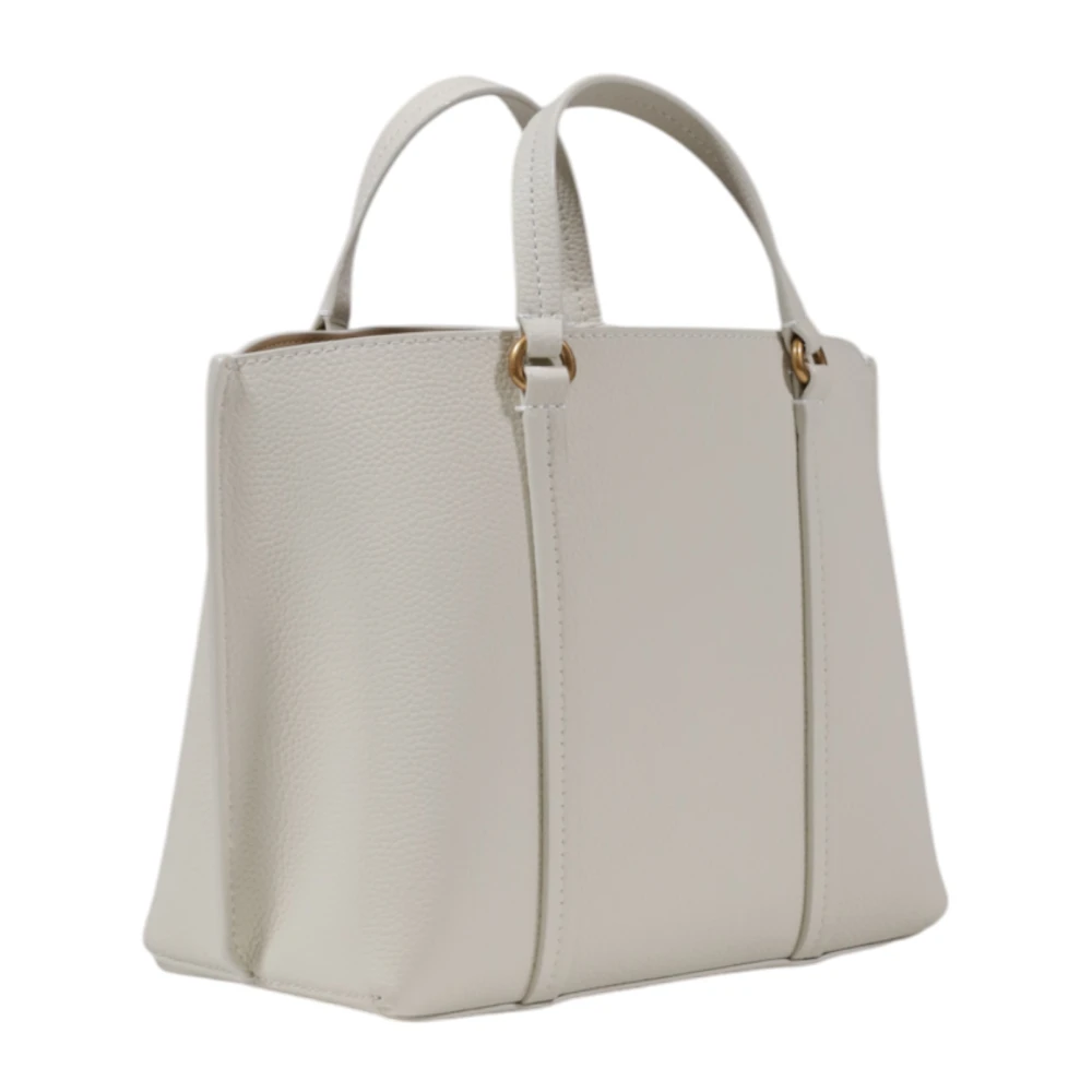 pinko Leren Dames Middelgrote Tas Collectie White Dames
