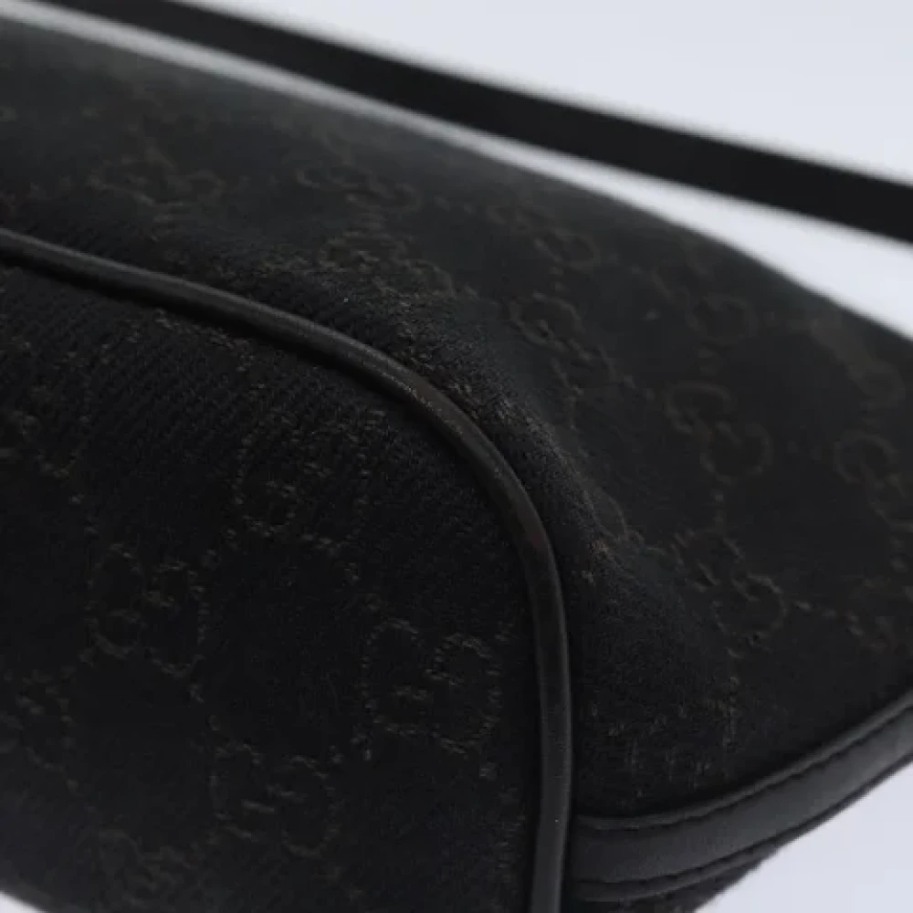 Gucci Vintage Pre-owned Canvas clutches Black Dames