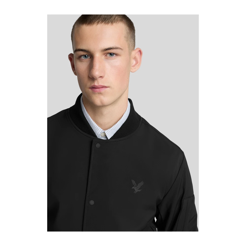 Lyle & Scott Jassen Softshell Bomberjack Black Heren