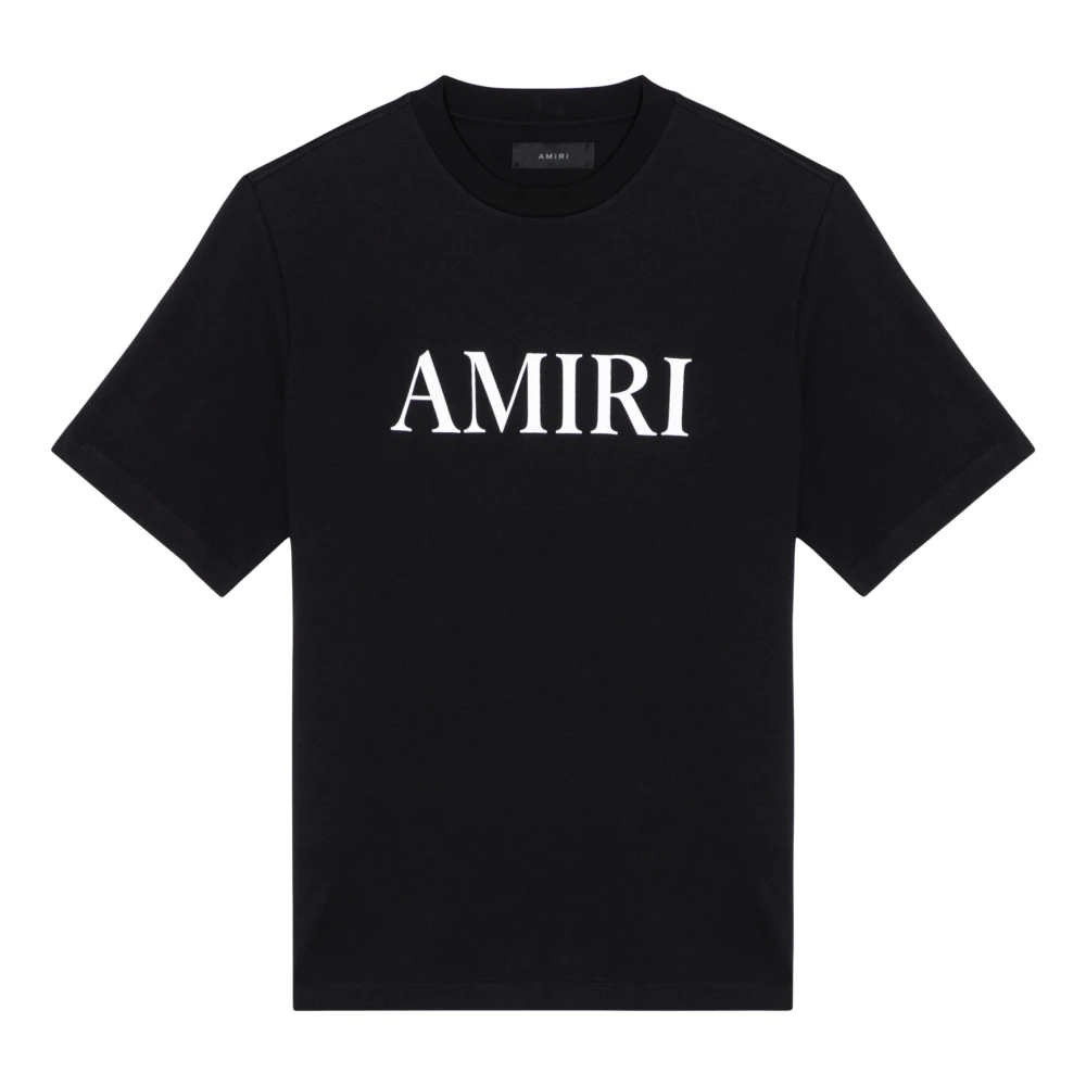 Amiri T-shirt met korte mouwen en ronde hals Black Heren