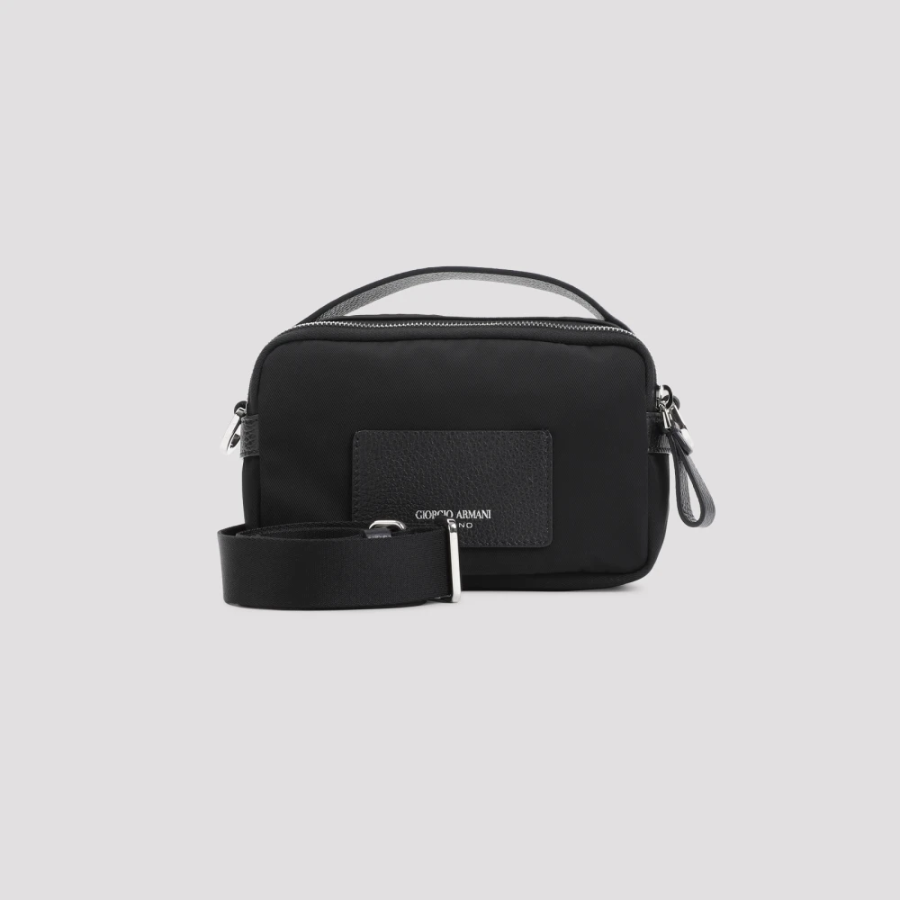 Giorgio Armani Stijlvolle Cross Body Box Tas Black Dames