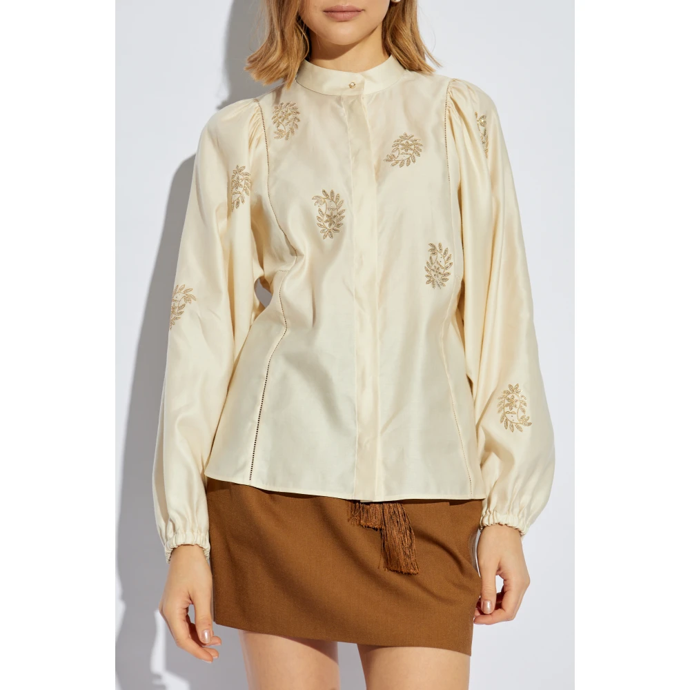 Max Mara Shirt Caladio Beige Dames