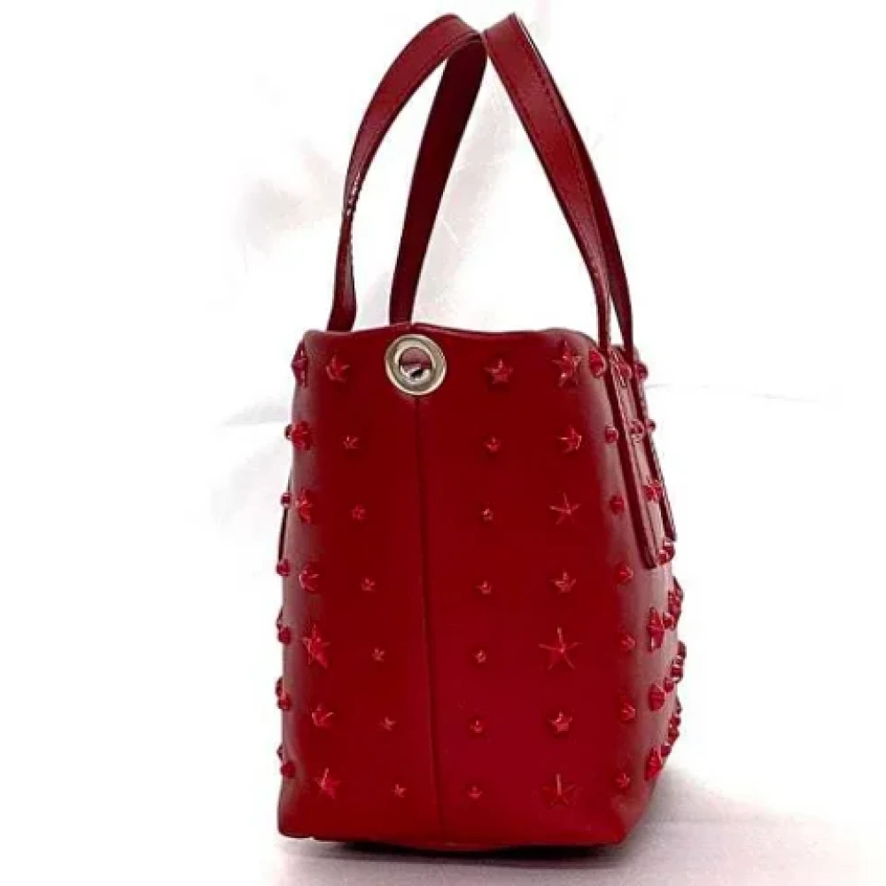 Jimmy Choo Pre-owned Fabric handbags Brown Dames