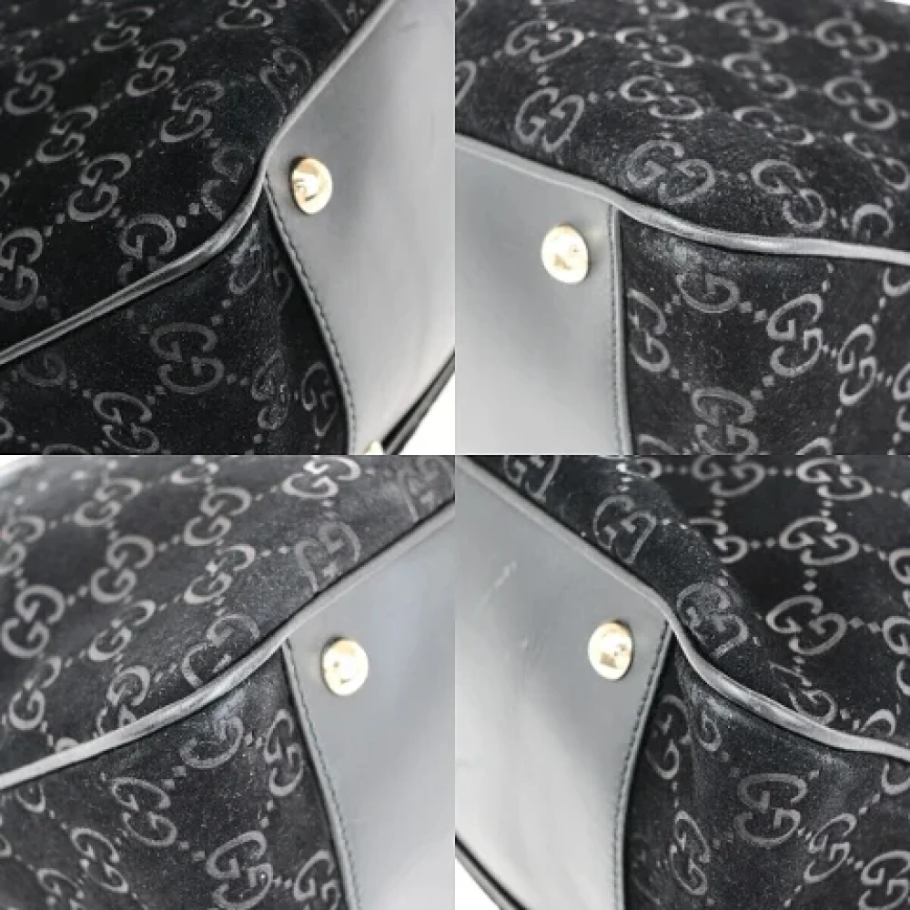 Gucci Vintage Pre-owned Suede gucci-bags Black Dames