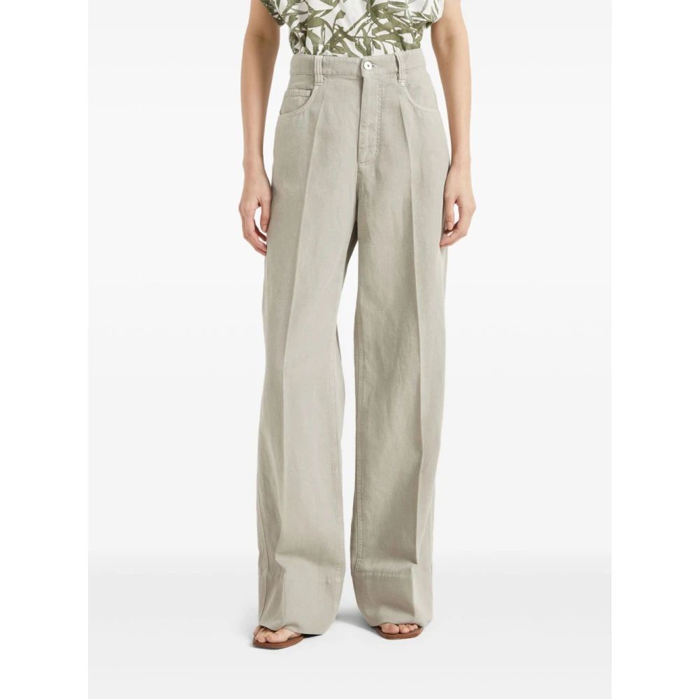 BRUNELLO CUCINELLI Stijlvolle Jeans voor Mannen Green Dames