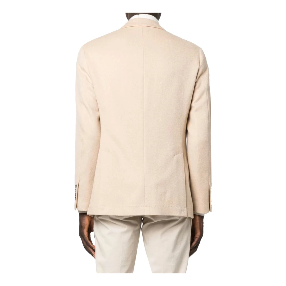 BRUNELLO CUCINELLI Wollen Jas Beige Heren