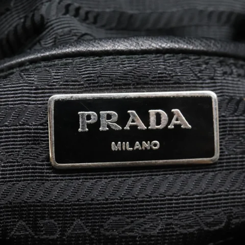 Prada Vintage Pre-owned Fabric totes Blue Dames