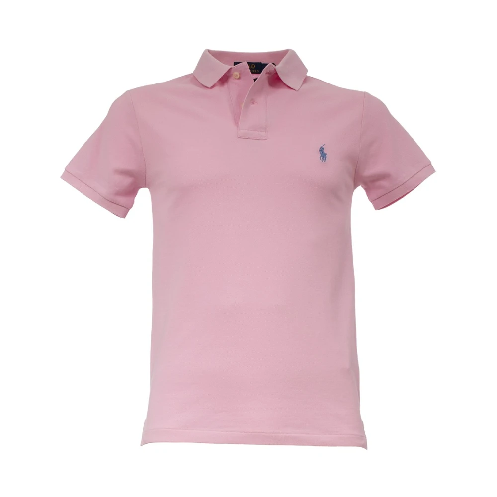 Polo Ralph Lauren Slim-Fit Polo Shirt Pink Heren