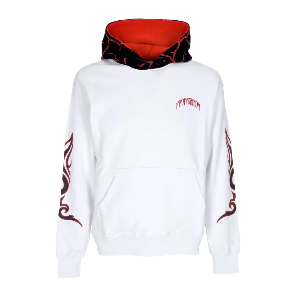 Propaganda Men's White Triangle Panda Hoodie