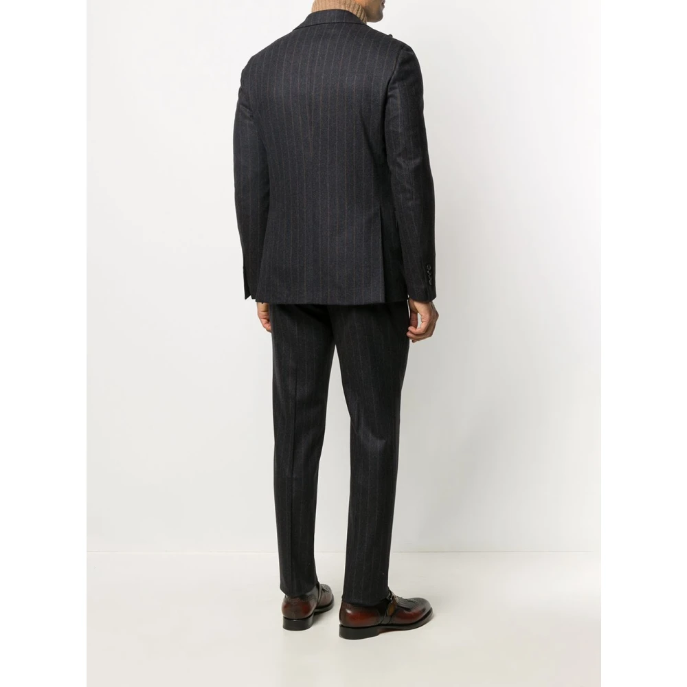 Lardini Blauwe Wol Kasjmier Blazer Blue Heren