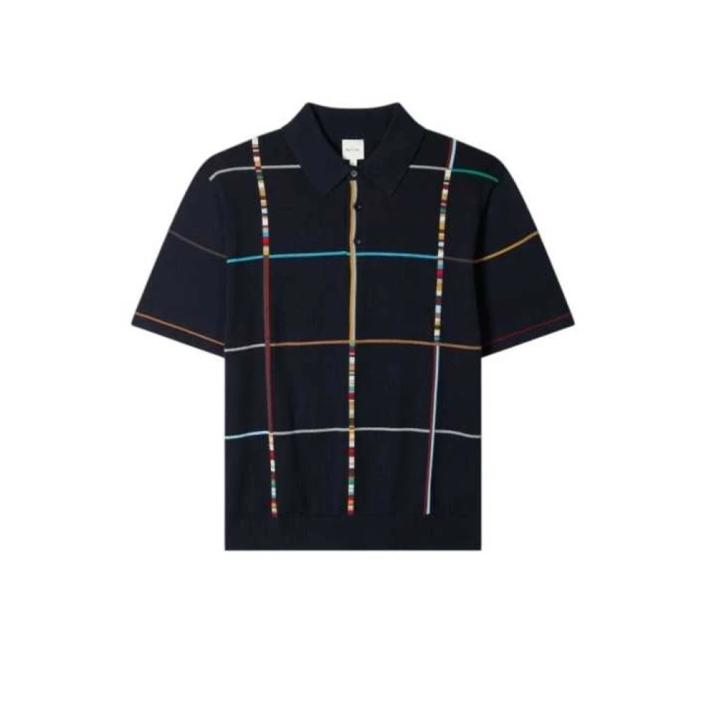 Paul Smith Mannelijk Multicolor Bayadère Check Polo