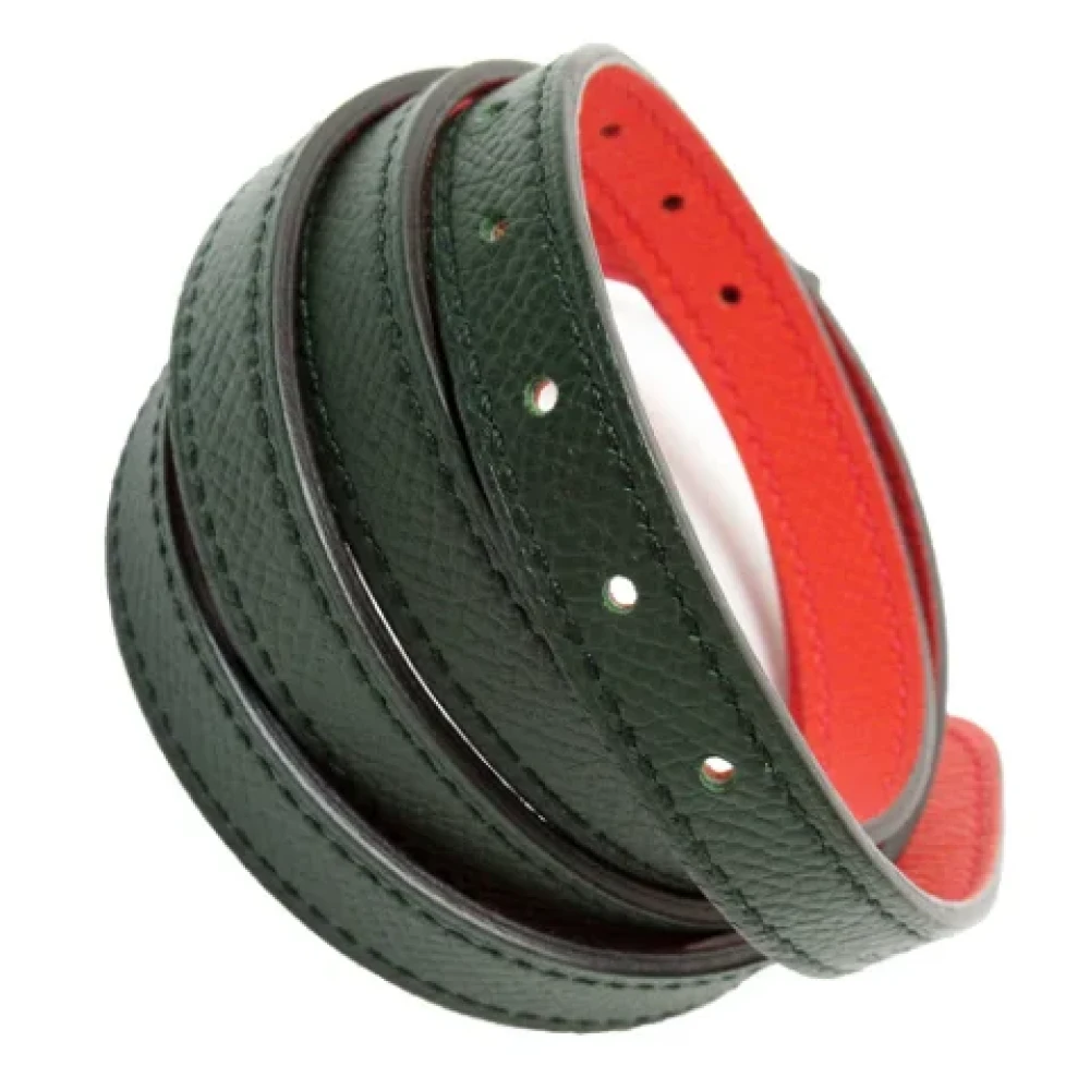 Hermès Vintage Pre-owned Leather belts Black Dames