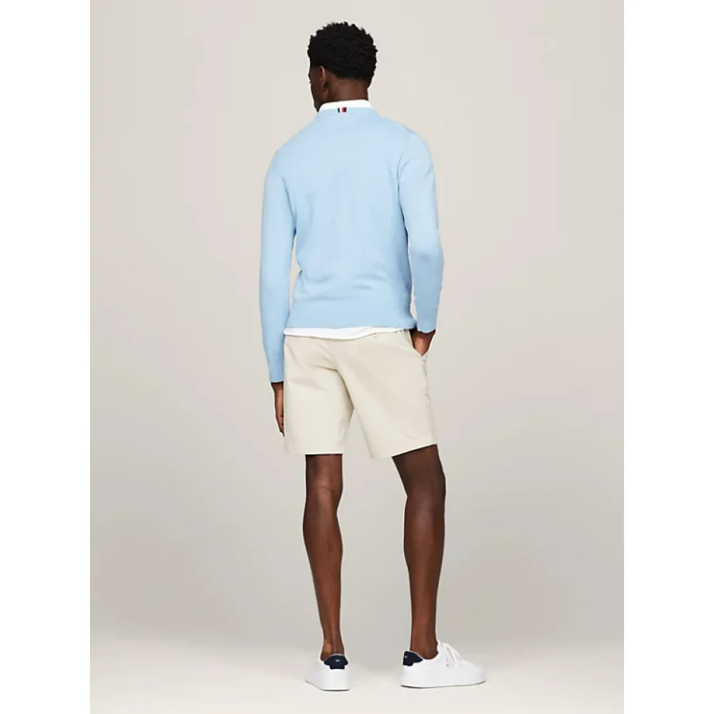 Tommy Hilfiger 1985 Crew Neck Sweater in Sleepy Blue Heren