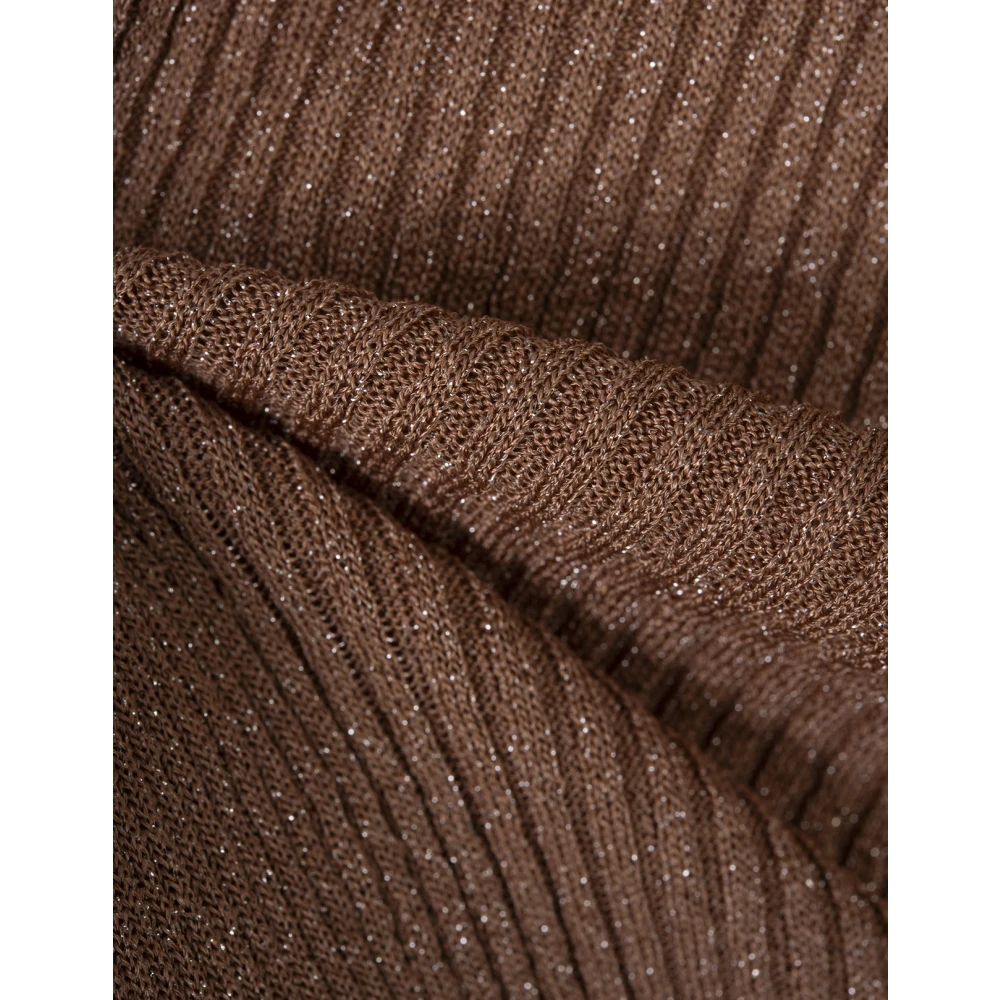 Chloé Bruine Minijurk met Golvend Patroon Brown Dames