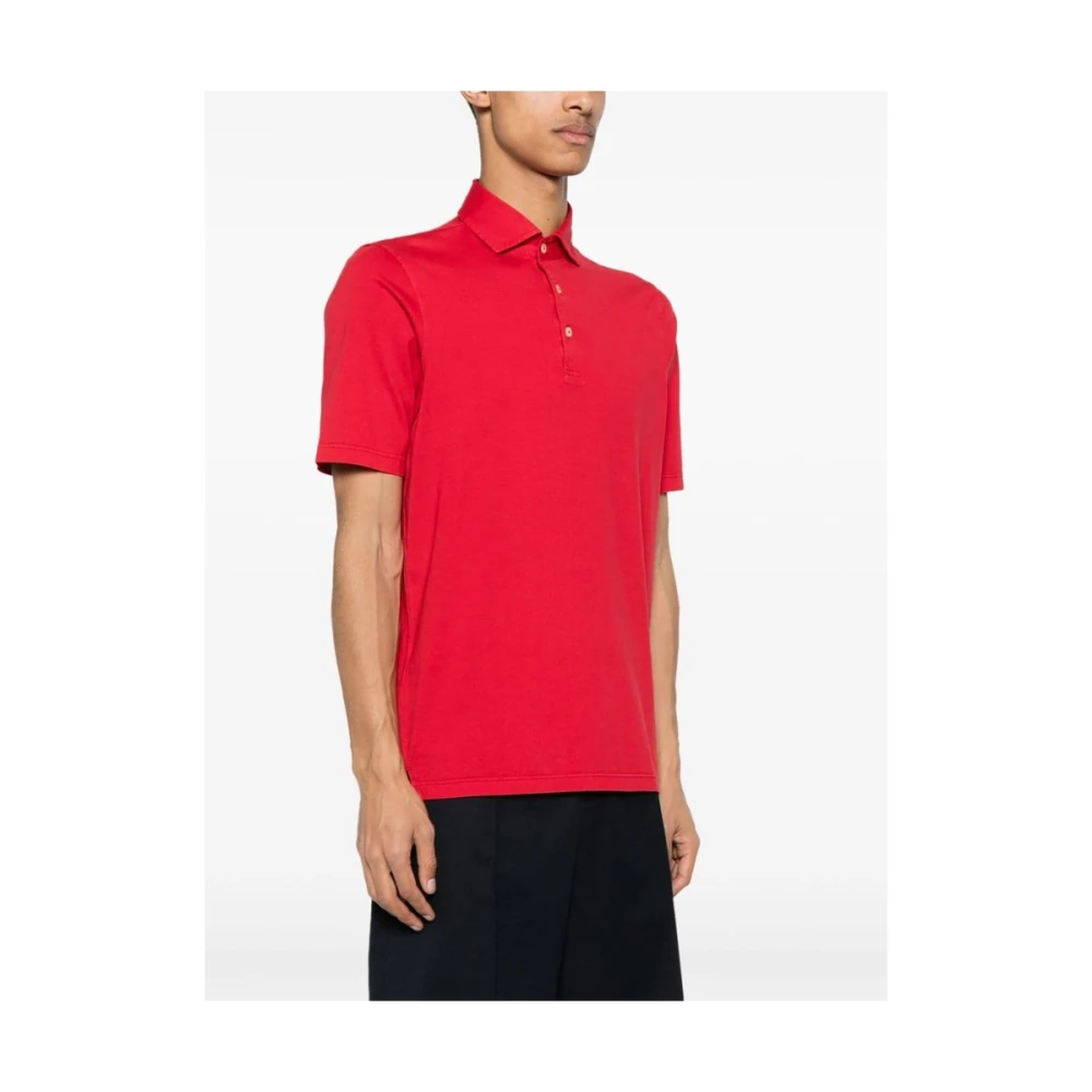 La Fileria Polo Shirts Red Heren