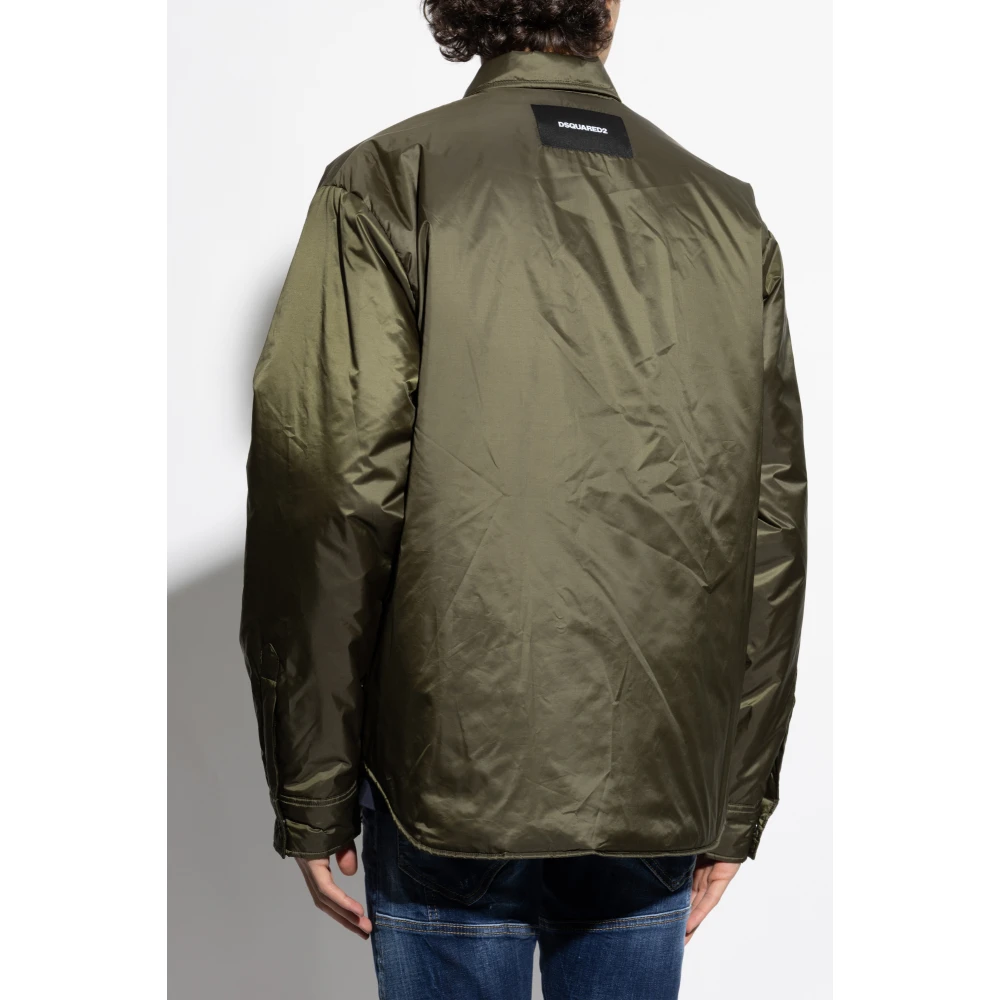 Dsquared2 Jas met kraag Green Heren