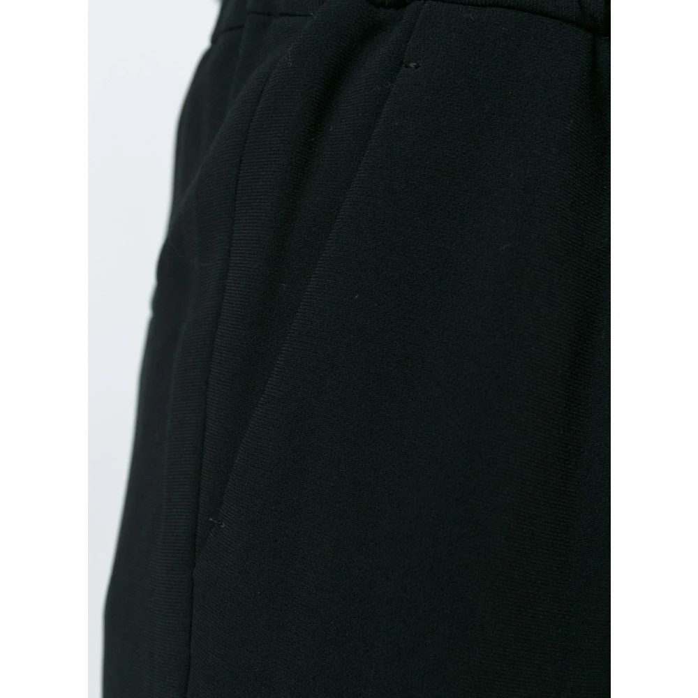 Alberto Biani Zwarte Color Block Rechte Broek Black Dames