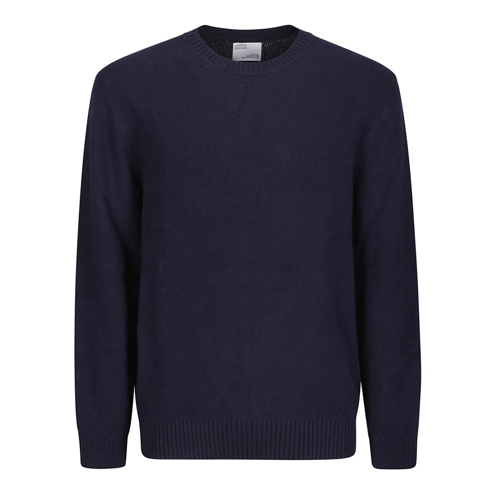 Colorful Standard Klassisk Merino Wool Crew Sweater Blue, Herr