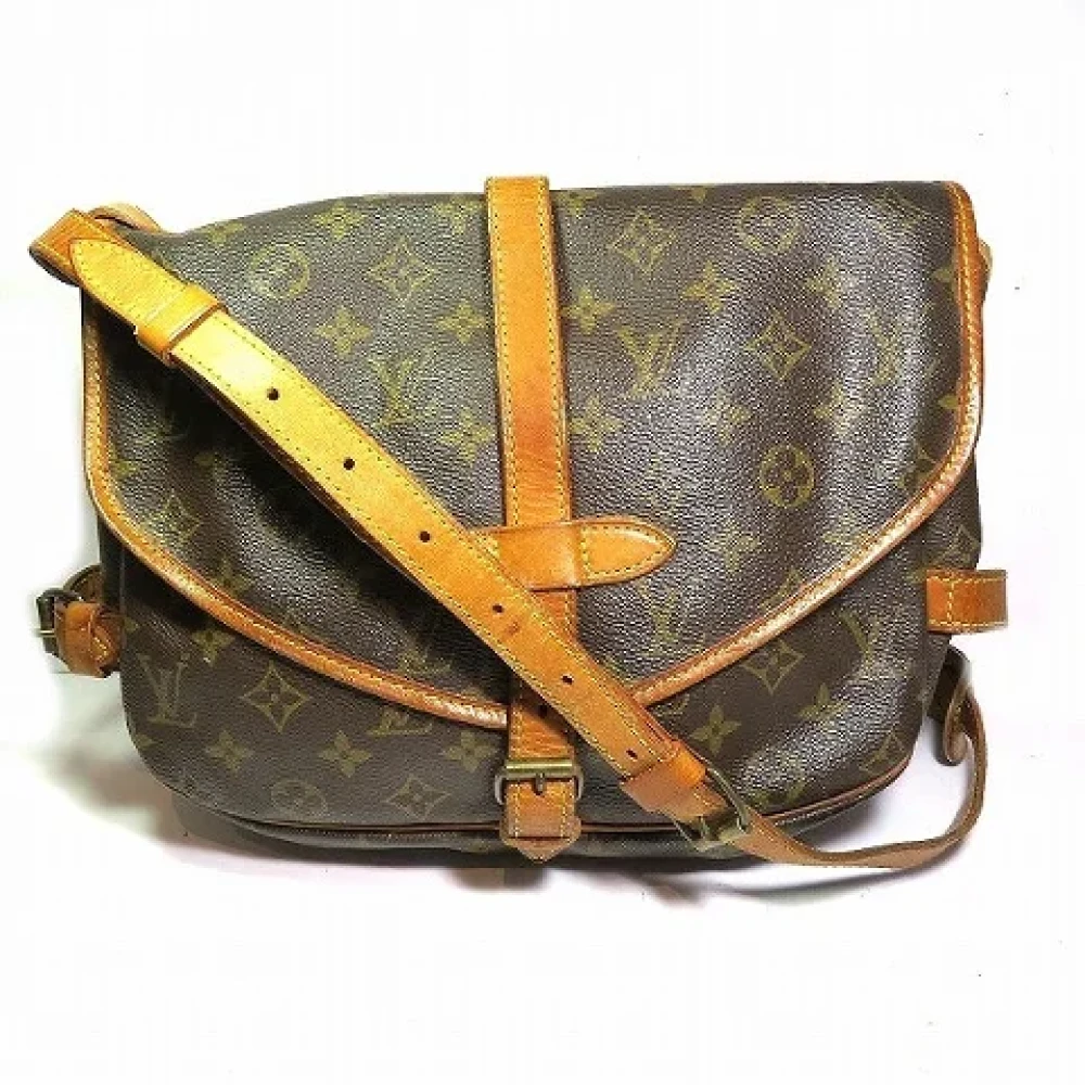Louis Vuitton Vintage Pre-owned Canvas crossbody-bags Brown Dames