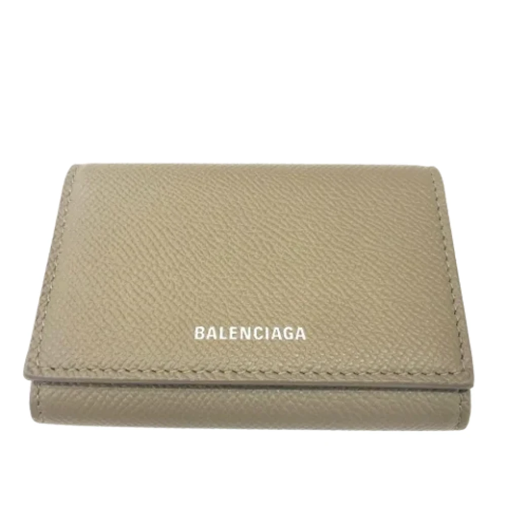 Balenciaga Vintage Pre-owned Leather wallets Brown Dames