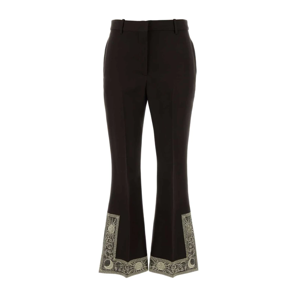 Burberry Women's Brown Wide Trousers, Xs, Topaz Wide Trousers