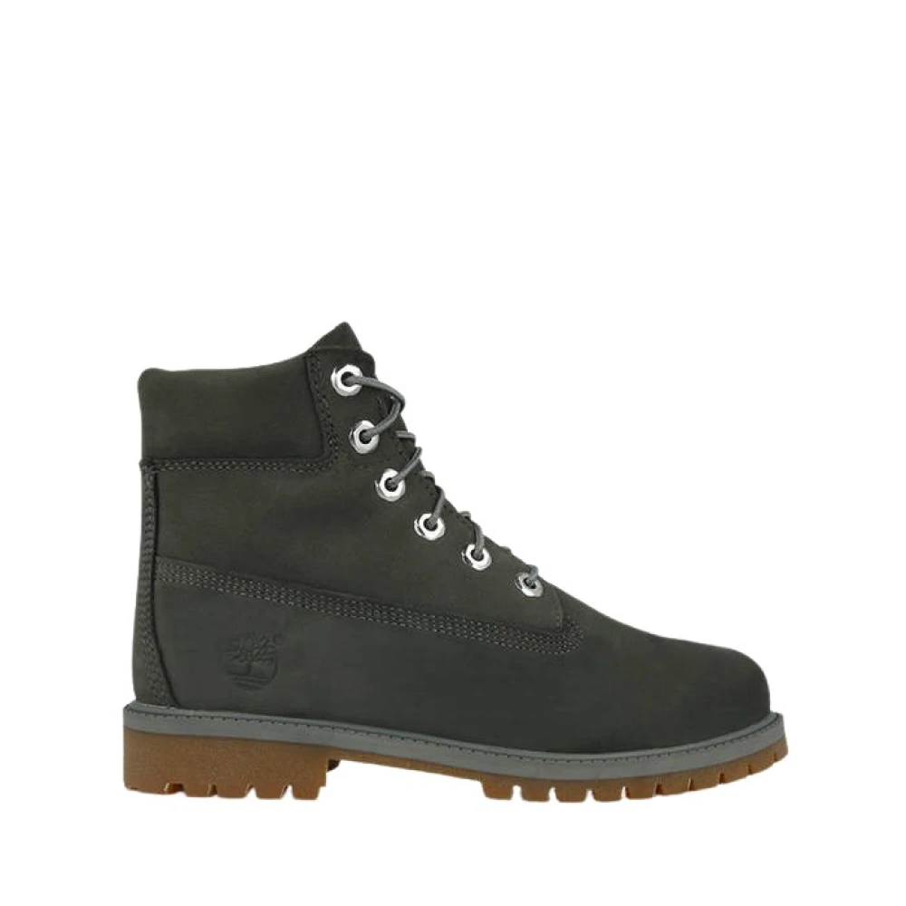 Timberland Unisex Kids Gray Kids Boots, 37 Eu, 6 In Premium Wp Boot