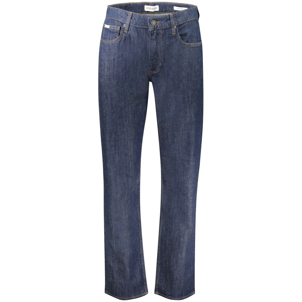 Guess Men's Blue Straight Fit Jeans, W34 L32, G16 Straight Jeans