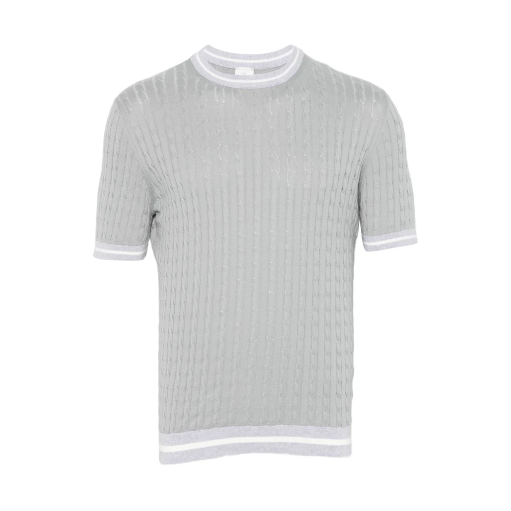 Eleventy Uomo Grigio Maglie, Xl, New,