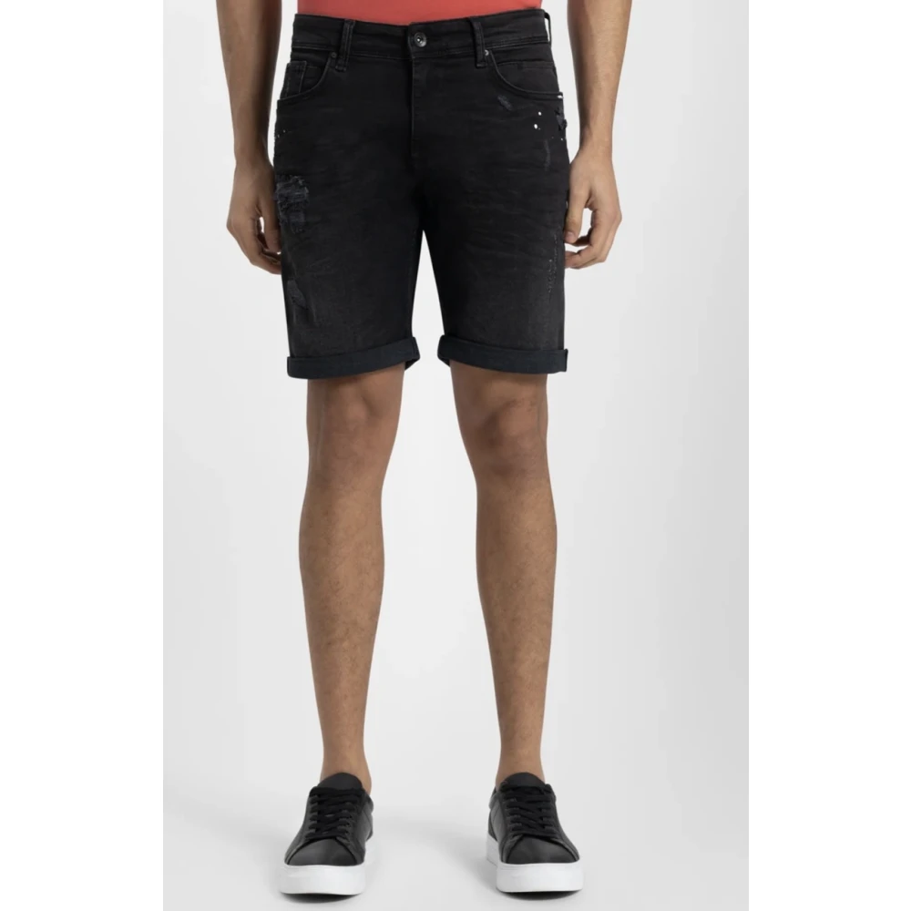 Pure Path Donkergrijze Steve Stijlvolle Jas Black Heren