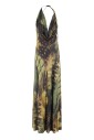 jungle-print-lange-jurk-multicolor