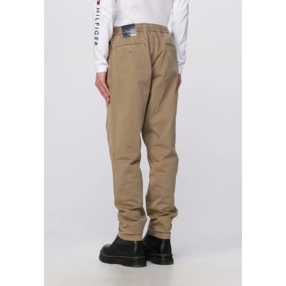 Tommy Hilfiger Heren Chelsea Satijnen Broek Beige Heren