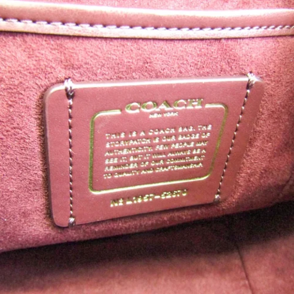 Coach Pre-owned Leather backpacks Pink Dames